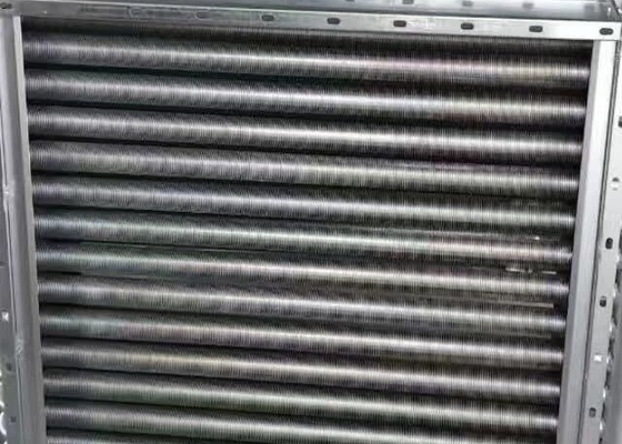 Copper Finned Aluminium Tube Penukar panas Disesuaikan Dimensi Dibuat
