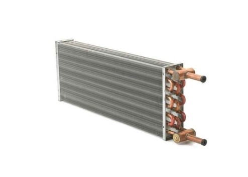 20-400KW Copper Tube Fin Heat Exchanger yang tahan lama untuk kamar Hotel / Generator