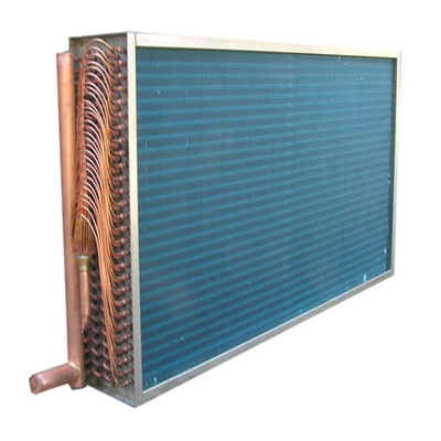 CE 1 / 4HP Kipas Angin Louvered Fin Heat Exchanger Hydrophilic 8 Baris