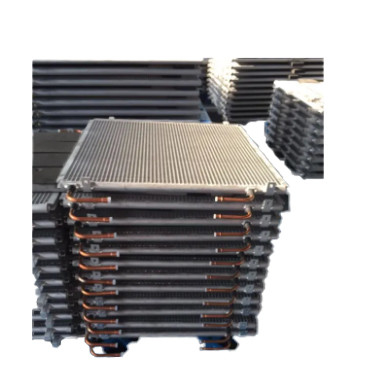 Brazed Fin Tube Microchannel Coil Heat Exchanger 1MM Refrigeran Kontrol Tunggal