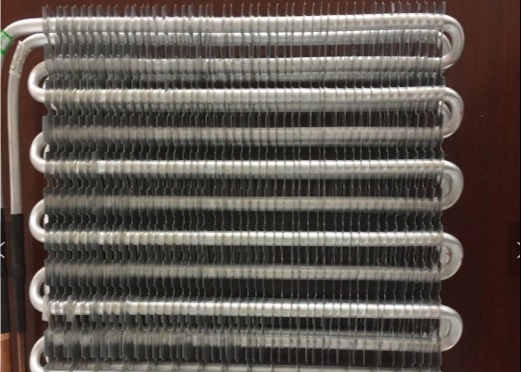 Tidak Ada Penukar Panas Air Conditioner Frost, Penukar Panas Kulkas Finished Aluminium